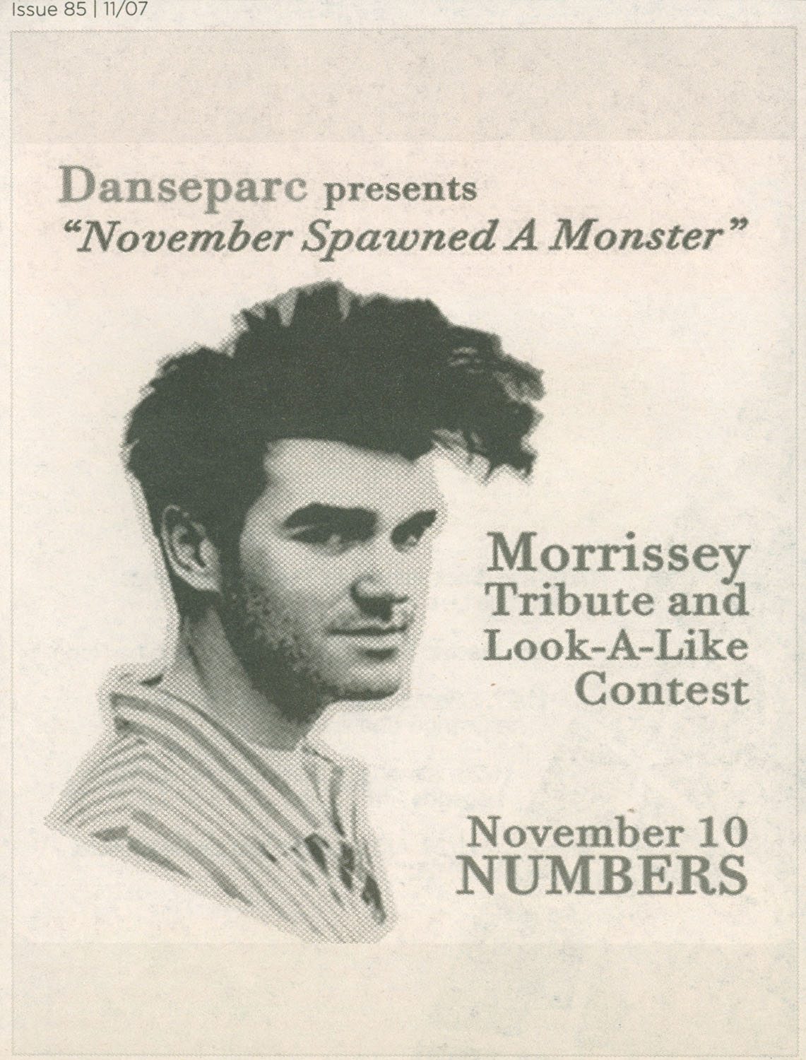Ad, Morrissey Look-Alike Contest