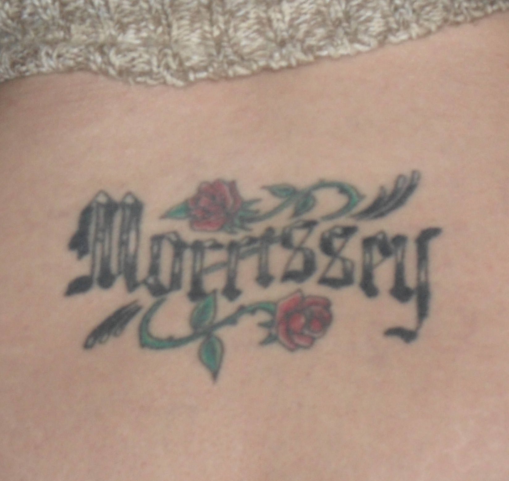 My Morrissey tattoo