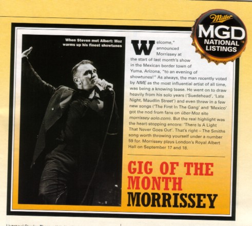 nme gig of the month